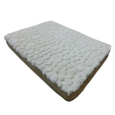 China 2022 CertiPUR-USA Factory Sustainable Sponge Foam Memory Foam Pet Bed With Waterproof Covers for sale