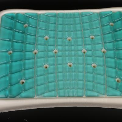 China Factory Cheapest Hot Selling Memory Gel Memory Foam Cooling Pillow With Washable Cover for sale