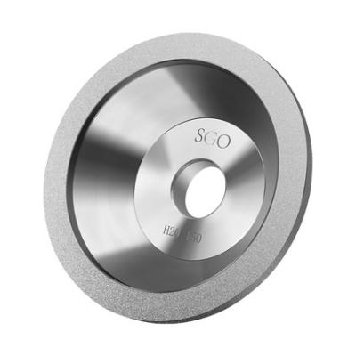 China Aluminum Electroplated Resin Aluminum Abrasive Machining Quartz Crystal Diamond Grinding Wheel for sale