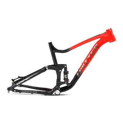 China Per axle 12*148mm wholesale mtb 29er bicicleta aluminum alloy full suspension mountain bicycle frame for sale