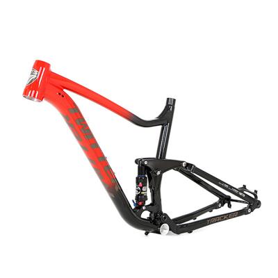 China Per Axle 12*148mm OEM 29er Full Suspension Aluminum Alloy Mountain Bike Frame for sale