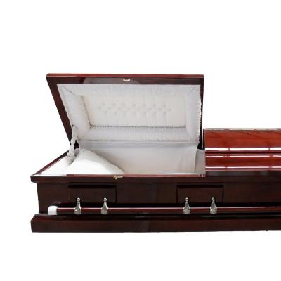 China American Style Stain Cloth Embroidery Casket Striping For Solid Funeral Caskets for sale