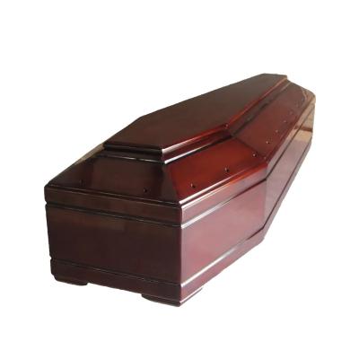 China Cheapest Adult Caskets European Casket Style Wooden Caskets And Caskets Wooden Funeral Supplies for sale