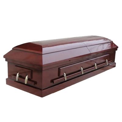 China American style high quality caskets cremation caskets style supplies funeral coffin and wooden coffin for sale