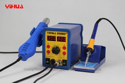 China 2 In 1 Automatic Hot Air / Soldering Iron Solder Station , PCB / IC Rework Stations for sale