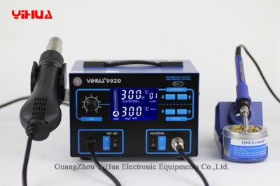 China Lead Free 2 In 1 SMD Rework Station With Heater Iron , YIHUA 992D for sale