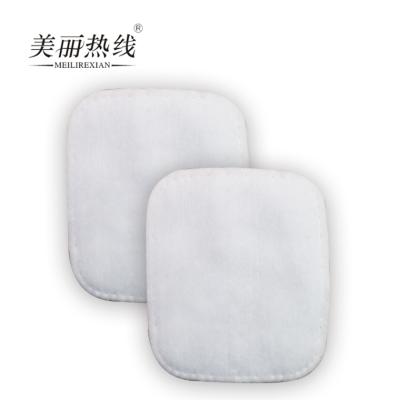 China Daily Square Disposable Spunlace Cotton Face Shields Cleansing And Makeup Remover Remove Full Stitched Cotton Pad for sale