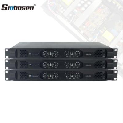 China Perfect Sound Class D Power Amplifier / 1U Digital Amp Sinbosen 1000w K4-600 4 Channels Power Amplifier 1000 Watt Board for sale