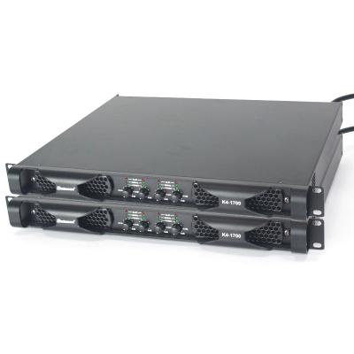 China Perfect Sound Amplifier/1U/4CH/Class D Class D 4*1700W 4 Output Power Amplifier Digital Professional Audio For Sound Audio System for sale