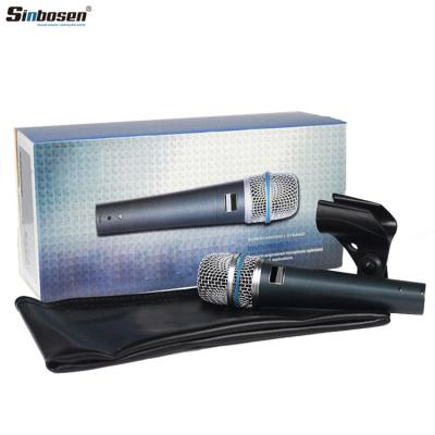 China Noise Canceling Karaoke Vocal Microphone High Sensitivity B-57 Metal Microphone Handheld Wired Dynamic Microphone for sale