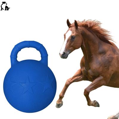 China High Quality HDPE Rubber HANDOU Horse Game Ball Toy Ball For Horse With Apple Flavor Equestrian Equipment for sale