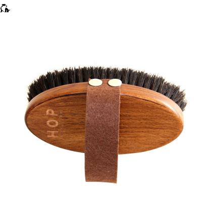 China Wooden Other HANDOU Pet Supplies Massage Brush Dog Grooming Cleaning And Hair Removal Sweep Wooden Horse Brush for sale