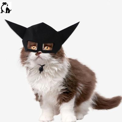 China Viable HANDOU Halloween Party Supplies Props Pet Hat Headdress Funny Cat Halloween Ornaments Bat Hood Supplies Pet Halloween Hat for sale