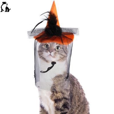 China Adjustable HANDOU Pet HANDOU Hat Halloween Cat Dog Decoration Funny Headwear Viable Cosplay Hat Halloween Props for sale