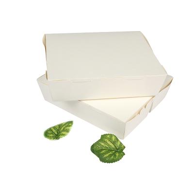 China 4 Wholesale Disposable Paper Box Barbecue Fried Chicken Salad Lunch Box Paper Cups for sale