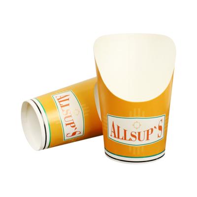 China Food Grade IC Disposable Disposable Cups To Take Out Paper Cups For Snacks To Take Out Chips for sale