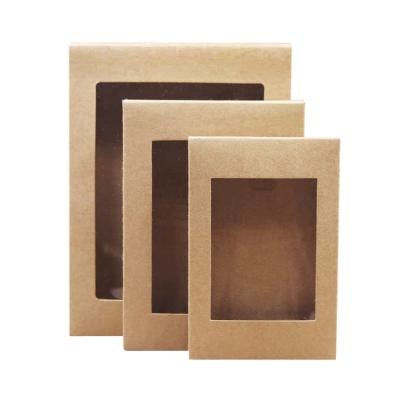 China Biodegradable Stain Kraft Paper PVC Window Color Cardboard Nail Sticker Gift Box Packaging for sale