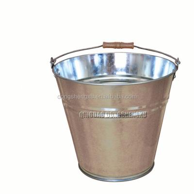 China Galvanized viable metal buckets 7 liters for sale