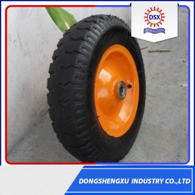 China Diameter 120mm Wear Resistant Branded Solid Rubber Wheel for sale