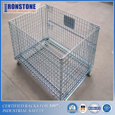 China Hoog - kwaliteit Aangepaste Regelbare Draad Mesh Steel Warehouse Storage Shelves Te koop