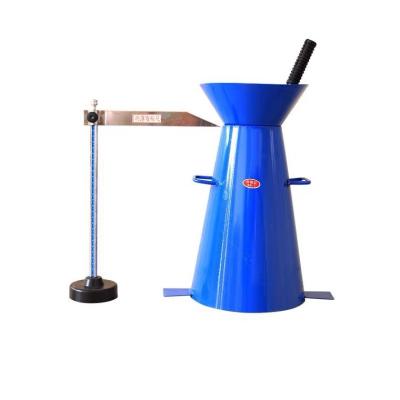 China Easy Operation Iron Funnel Recession Bucket Four Piece Concrete Recession Tester Concrete Recession Bucket for sale