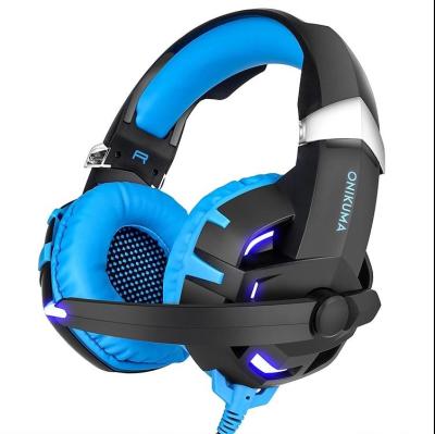 China Top Gaming Headset Sales 7.1 Channel External USB Sound Card LED Gaming Headsets With Ergonomic Design For PUBG for sale