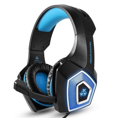 China Bestselling Hunterspider V1 PC Gaming Headphones With LED Light Wired Gaming Headset for sale