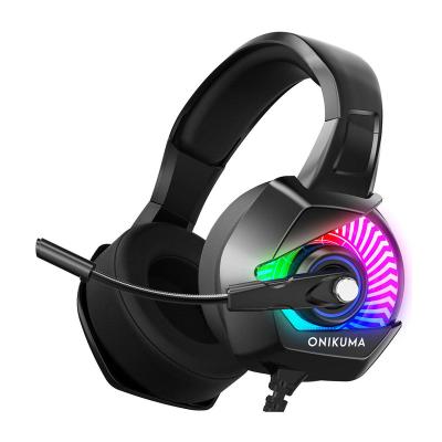 China Gaming Headset Onikuma K6 Gaming Headset Bass Surround Sound Over Ear Earphone For Wholesale for sale