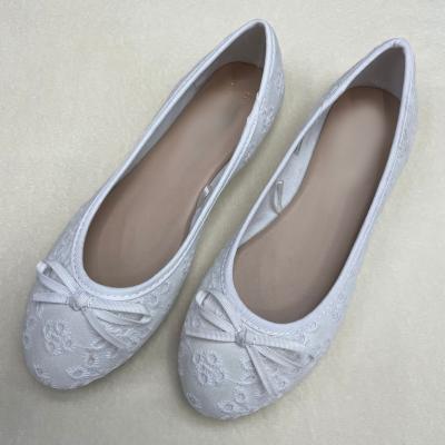 China Hot Sales Women's Round Flat Shoes New Fashion Women's Cheap Casual Loafers In Upper Daily Wear Shoes Running Cloth Shoes for sale