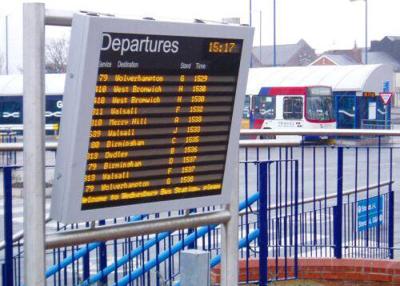 China Further Viewing Distance Led Bus Destination Board , P8.6 High Intelligence Led Text Display for sale