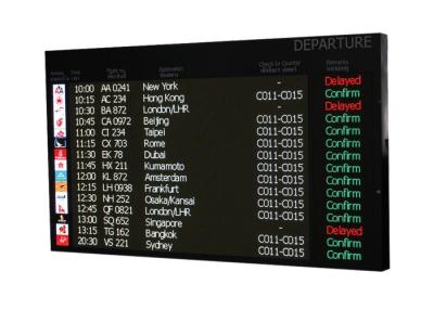 China High Brightness Flight Information Display Impact Resistant Energy Saving for sale