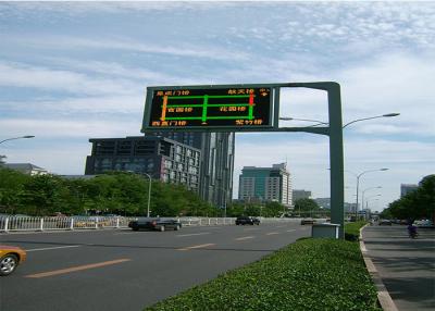 China Digital Outdoor Scrolling Led Electronic Moving Message Sign On Road , CE for sale