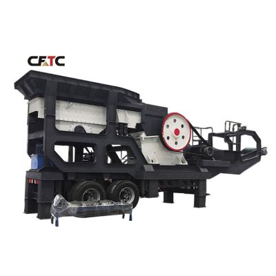 China Mine Popular Mobile Andesite Crusher Plant Moving Pebble 250t/h Construction For Sale Philippines for sale