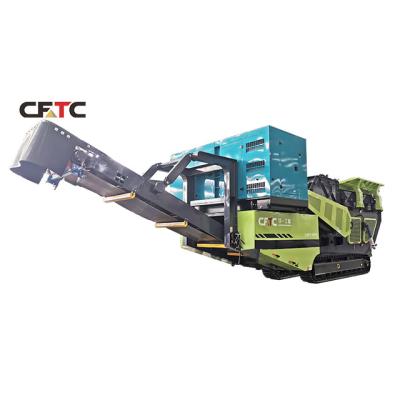 China Quarry China CFTC 100t/h crawler impact pf1210 mobile lime crusher plant exported to Australia for sale