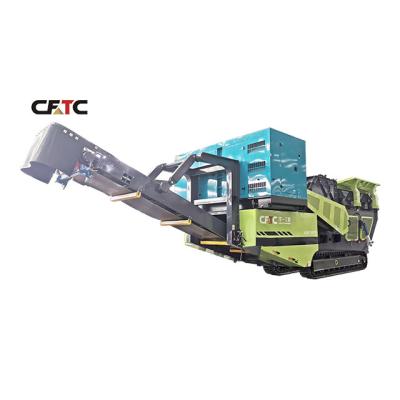 China 250t/h Quarry Crawler Type Mobile Impact Crusher Plant For Making Gravels For Sale Saudi Arabia for sale