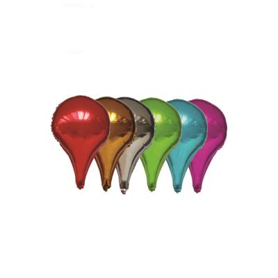 China Gift Toy Inflatable Aluminum Foil Parachute Shape Color Balloon For Party Decoration for sale