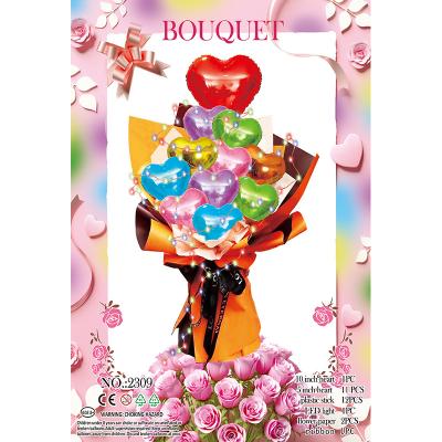 China Beautiful Self-Sealing Foil Balloon Wholesale Confession Valentine's Day Supplier Bouquet Balloon for sale