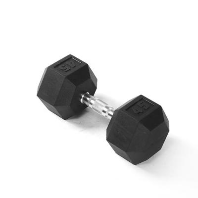 China Modern Home Gym Equipment Rubber Dumbells Sets Hex Dumbbell Set For Sale for sale