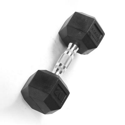 China Manufacturer Modern Rubber Sporting Goods Hex Dumbbell Set Sale for sale