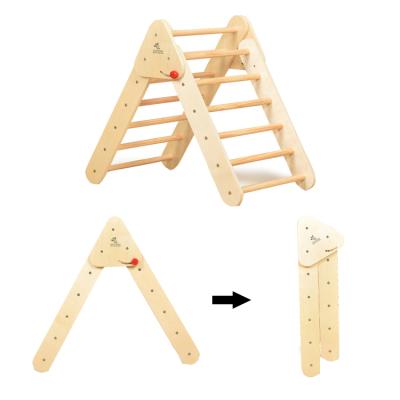 China Children's Toys Climbing Arch Ramp Baby Gym Baby Birthday Climbing Kids Toy Climbing Triangle Dreieck for Toddlers Triangle with Ramp for sale