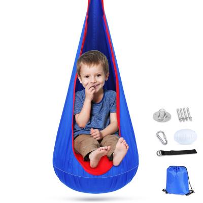 China Modern Indoor Outdoor Removable Hammock Chair Swing Pod Kids Swing Therapy Sensory Swing for sale