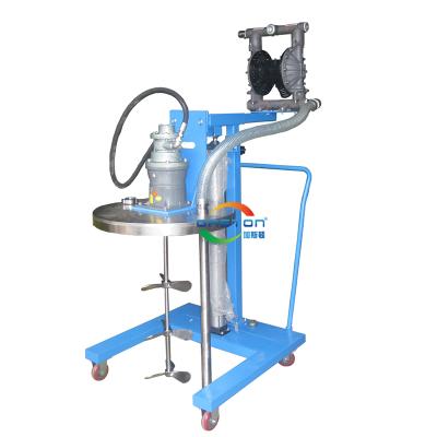 China Liquid Pneumatic Mixer Agitator Mixer High Shear Paint Mixer for sale