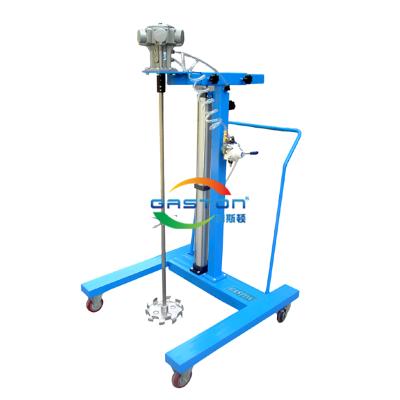 China Liquid With Air Mixer Suspended Full Automatic Lifting Solids Liquid Mixer Pneumatic Dispersion Mixer for sale