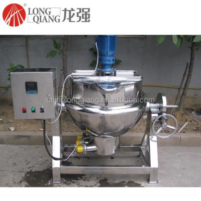 China Vegetable Processing Plant Electric Tilting Jacketed Kettle With Scraper Agitator for sale