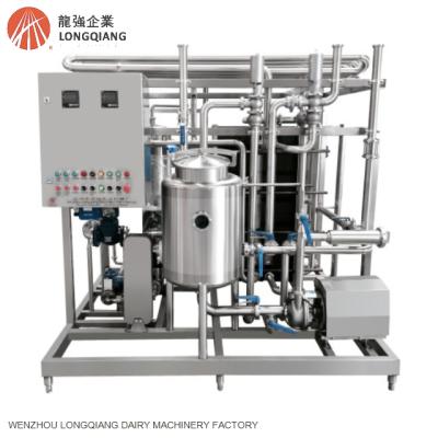 China food & Beverage Factory Milk Plate Semi-automatic 1000L/H Pasteurizer for sale