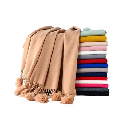 China Excellent Quality Wholesale Cashmere Plain Stretch Scarf Luxury Hijabs Polyester Scarves Free Sample for sale