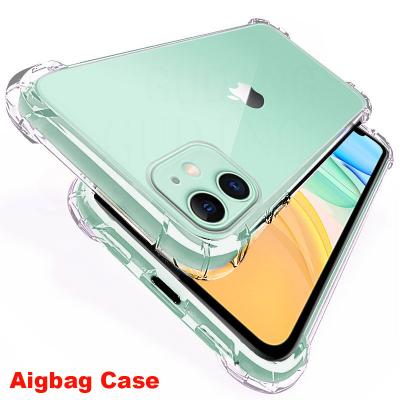 China Protective 12 Case Airbag Heavy Duty Custom Clear TPU Soft Back Cover For iPhone X XR XS Max TPU Cell Phone Case For iPhone 11 12 XS XR 8 7 6s for sale