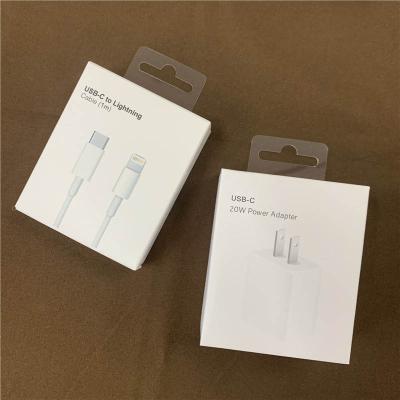 China 20W Mobile Phone Charger Type C USB C Power Adapter QC 4.0 Fast Charging Wall Charger For Apple iPhone 13 Pro Max 12 Cable With Original Box for sale