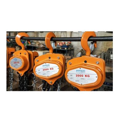 China Lifting Things Certificated Chain Block Manual Hoist Heavy Duty Equipment for sale