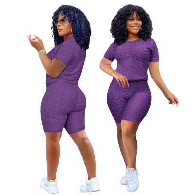 China Summer Breathable Hot Casual Two Piece Set Sexy Vendor Women Clothing for sale